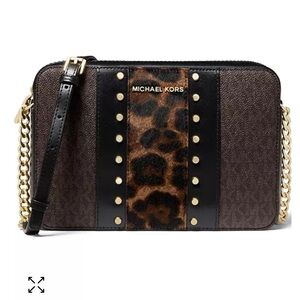 Michael Kors Jet Set Large Signature East West Crossbody